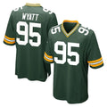 GB.Packers #95 Devonte Wyatt Player Green Home Game Edoa Stitched Jerseys