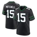 NY.Jets #15 Adonai Mitchell Player Black Legacy Home Game Edoa Stitched Jerseys