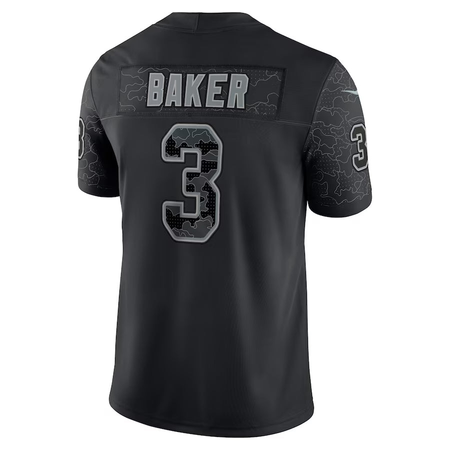 A.Cardinals #3 Budda Baker Player Black RFLCTV Limited Edoa Stitched Jerseys