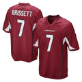 A.Cardinals #7 Jacoby Brissett Player Cardinal Home Game Edoa Stitched Jerseys