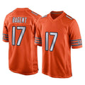 C.Bears #17 Tyson Bagent Player Orange Home Game Edoa Stitched Jerseys