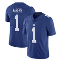 NY.Giants #1 Malik Nabers Player Royal Limited Vapor Untouchable Home Game Edoa Stitched Jerseys