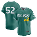 B.Red Sox #52 Wilyer Abreu Player Green City Connect Limited Home Game Edoa Stitched Jerseys