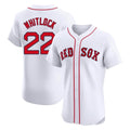 B.Red Sox #22 Garrett Whitlock Player White Limited Elite Home Game Edoa Stitched Jerseys