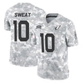 A.Cardinals #10 Josh Sweat Player Arctic Camo Limited Salute To Service Home Game Edoa Stitched Jerseys