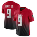 A.Falcons #9 Michael Penix Jr. Player Red Vapor Untouchable Limited Home Game Edoa Stitched Jerseys