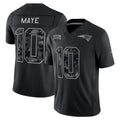 NE.Patriots #10 Drake Maye Player Black Limited 2026 Salute to Service Home Game Edoa Stitched Jerseys