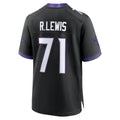 B.Ravens #71 Olaivavega Ioane Player Black Home Game Edoa Stitched Jerseys