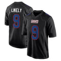 NY.Giants #9 Lsaiah Likely Player Carbon Fashion Limited Home Game Edoa Stitched Jerseys
