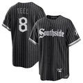C.White Sox #8 Kyle Teel Player Black City Connect Home Game Edoa Stitched Jerseys