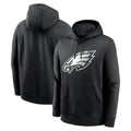 P.Eagles ## Eagles Blank Player Black LOGO Pullover Hoodies Home Game Edoa Stitched Jerseys