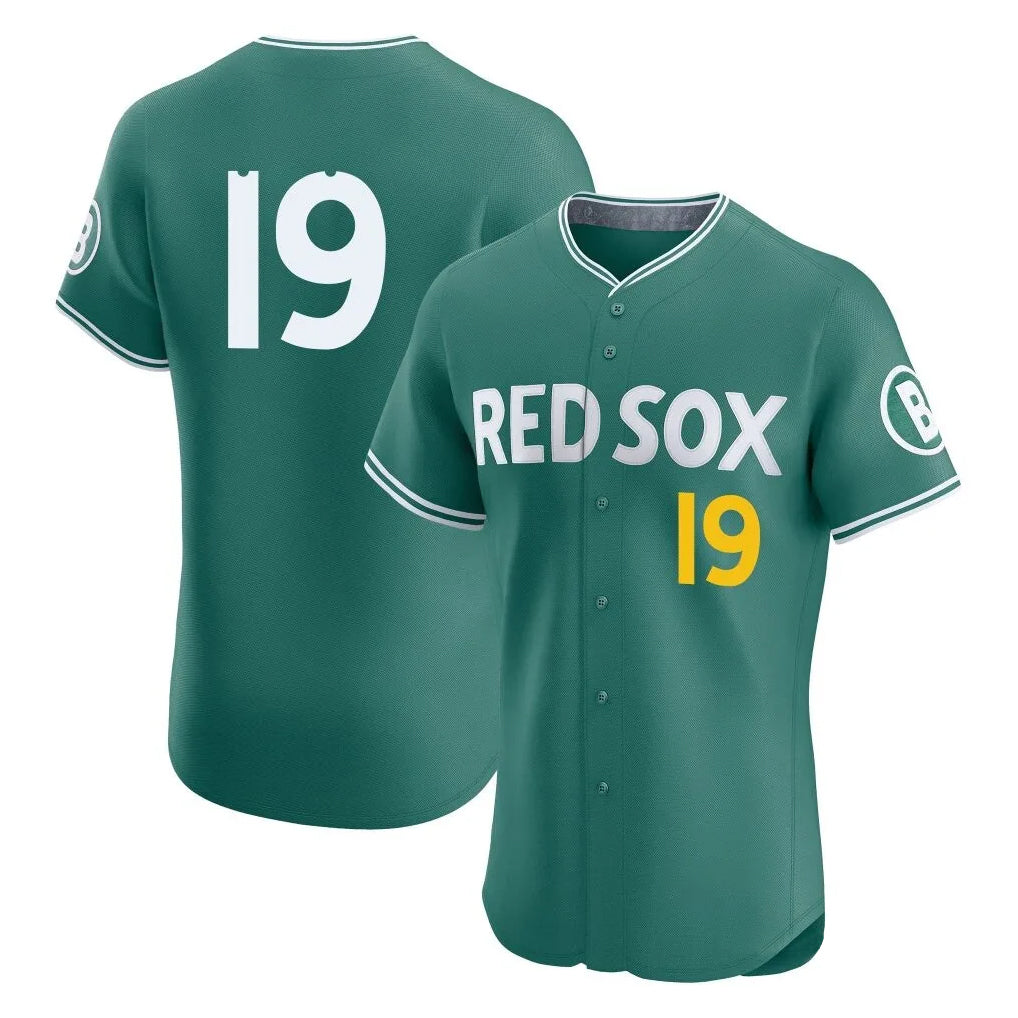 B.Red Sox #19 Roman Anthony Player Green City Connect Limited Elite Home Game Edoa Stitched Jerseys
