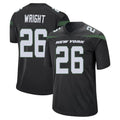NY.Jets #26 Nahshon Wright Player Stealth Black Home Game Edoa Stitched Jerseys