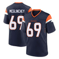 D.Broncos #69 Mike McGlinchey Player Navy Home Game Edoa Stitched Jerseys