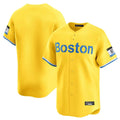 B.Red Sox ## Red Sox Blank Player Yellow Limited Home Game Edoa Stitched Jerseys