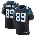 C.Panthers #89 Steve Smith Sr. Black Retired Player Home Game Edoa Stitched Jerseys