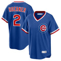C.Cubs #2 Nico Hoerner Player Royal T-shirt Cooperstown Collection Limited Edoa Stitched Jerseys