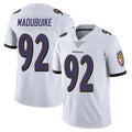 B.Ravens #92 Nnamdi Madubuike Player White Vapor F.U.S.E. Limited Edoa Stitched Jerseys