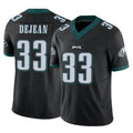 P.Eagles #33 Cooper DeJean Player Black Limited Vapor F.U.S.E. Home Game Edoa Stitched Jerseys