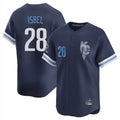 KC.Royals #28 Kyle Isbel Player Navy City Connect Limited Home Edoa Stitched Jerseys