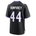 B.Ravens #44 Marlon Humphrey Player Black Home Game Edoa Stitched Jerseys