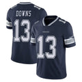 D.Cowboys #13 Caleb Downs Player Navy Vapor Untouchable Limited Home Game Edoa Stitched Jerseys
