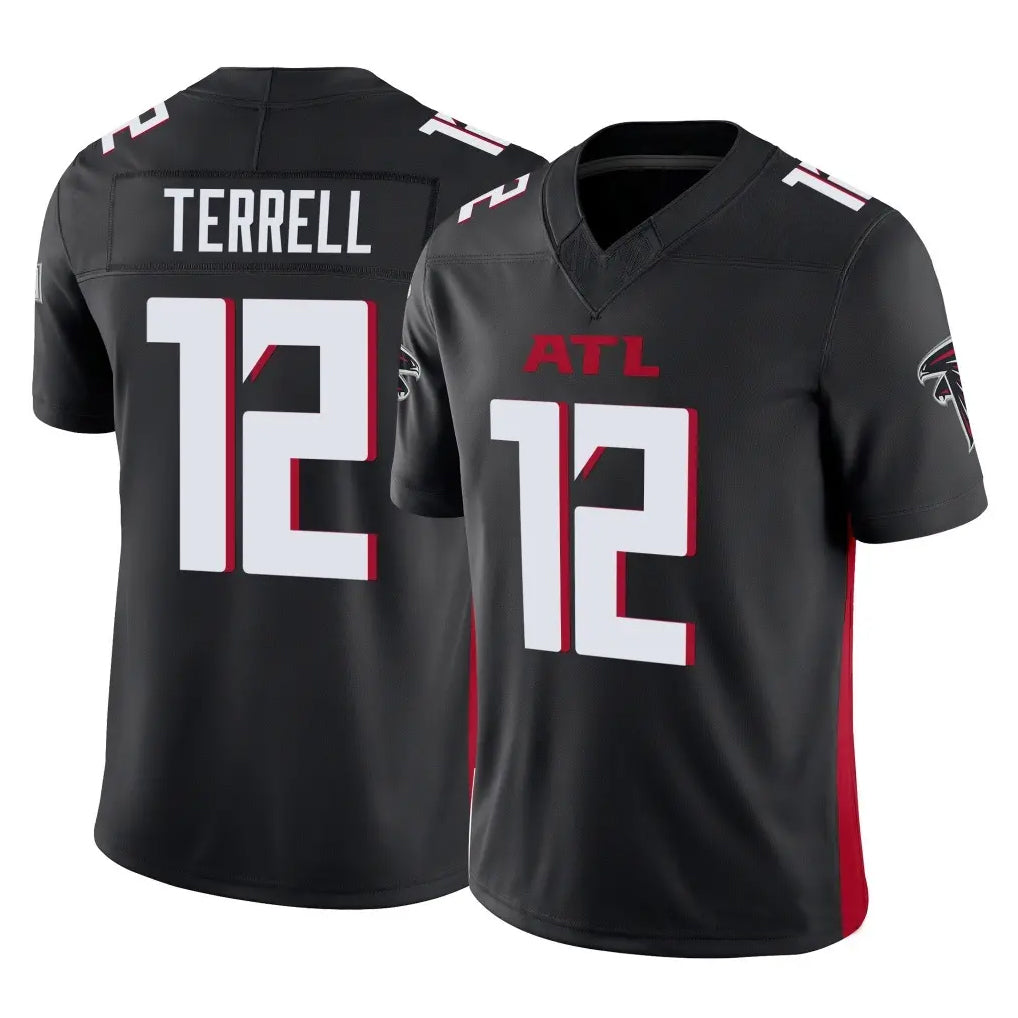 A.Falcons #12 Avieon Terrell Player Black Alternate Vapor F.U.S.E. Limited Edoa Stitched Jerseys