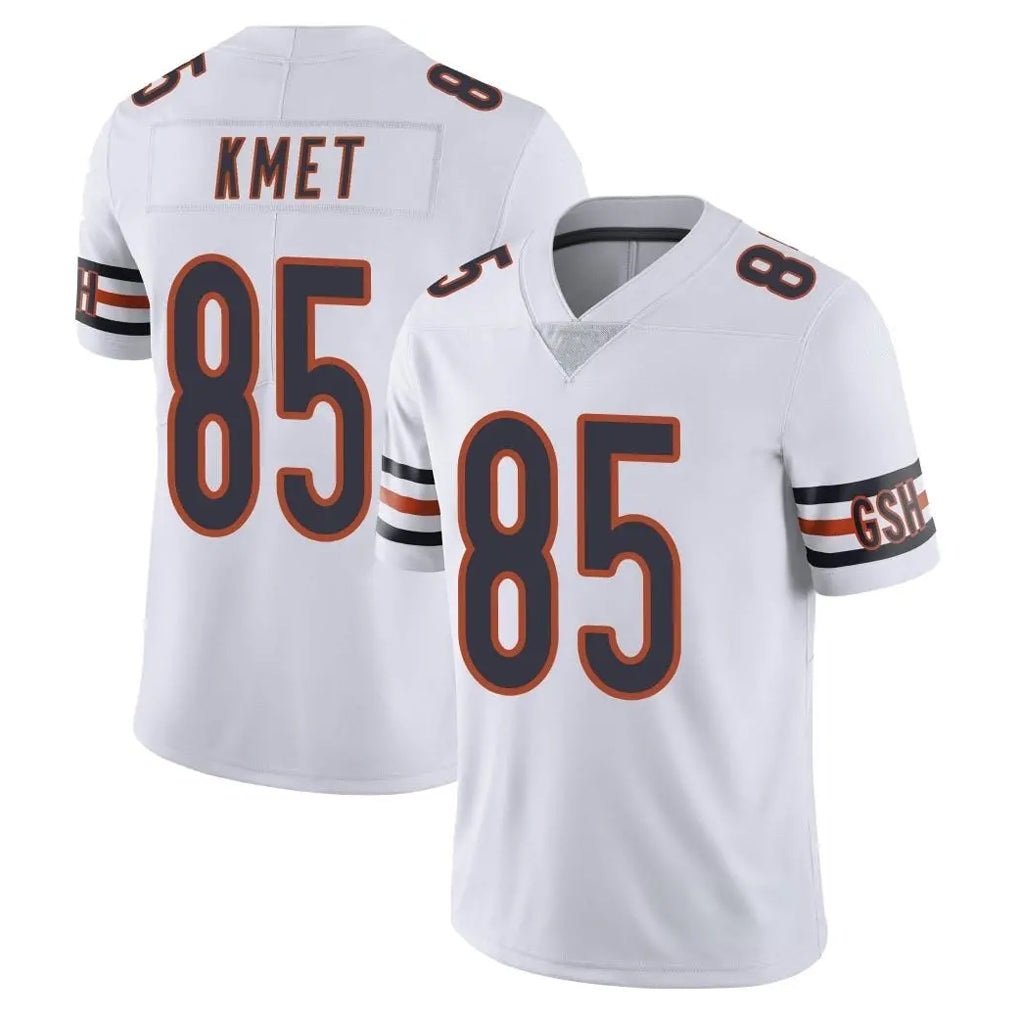 C.Bears #85 Cole Kmet Player White Vapor Untouchable Limited Home Game Edoa Stitched Jerseys