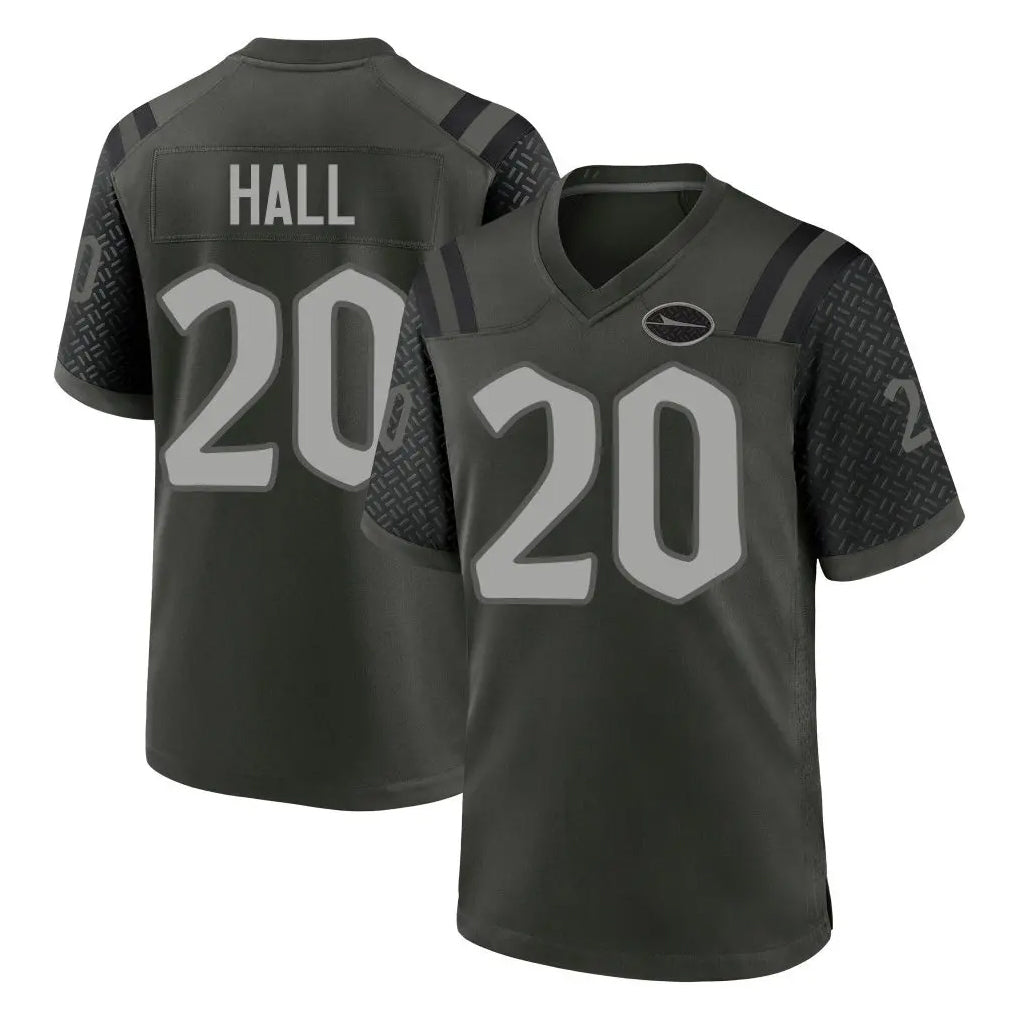 NY.Jets #20 Breece Hall Player Green 2025 Rivalries Collection Home Game Edoa Stitched Jerseys