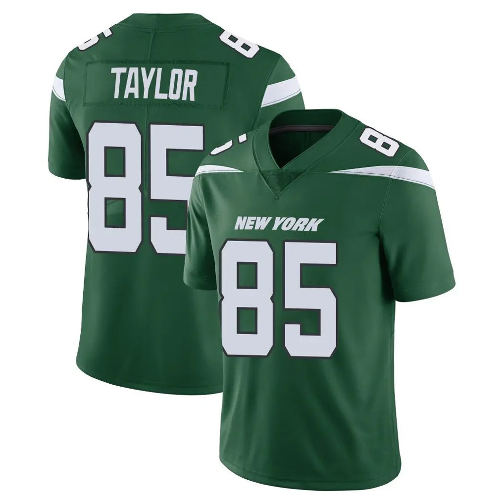 NY.Jets #85 Mason Taylor Player Green Limited Vapor Home Game Edoa Stitched Jerseys