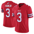 B.Bills #3 Damar Hamlin Player Red Vapor Untouchable Limited Edoa Stitched Jerseys