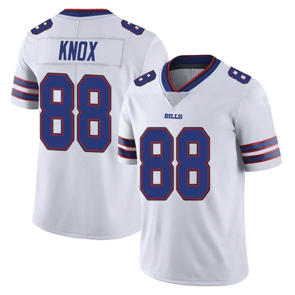 B.Bills #88 Dawson Knox Player White Vapor Untouchable Limited Edoa Stitched Jerseys
