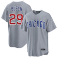C.Cubs #29 Michael Busch Player Gray Home Game Edoa Stitched Jerseys