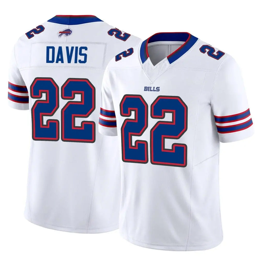 B.Bills #22 Ray Davis Player White Vapor F.U.S.E. Limited Edoa Stitched Jerseys