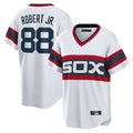 C.White Sox #88 Luis Robert Jr Player White T-shirt Home Game Edoa Stitched Jerseys