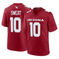 A.Cardinals #10 Josh Sweat Player Cardinal Limited Home Game Edoa Stitched Jerseys