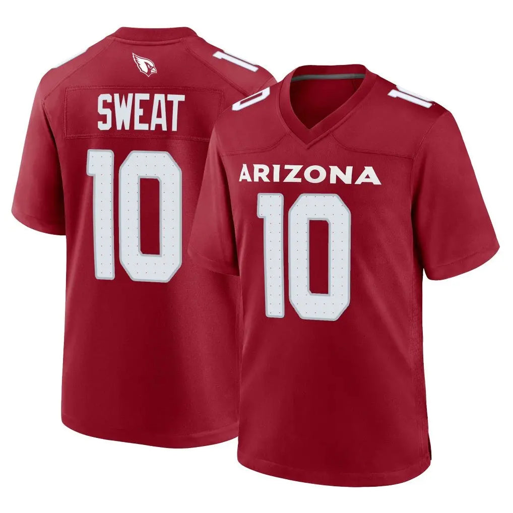 A.Cardinals #10 Josh Sweat Player Cardinal Limited Home Game Edoa Stitched Jerseys