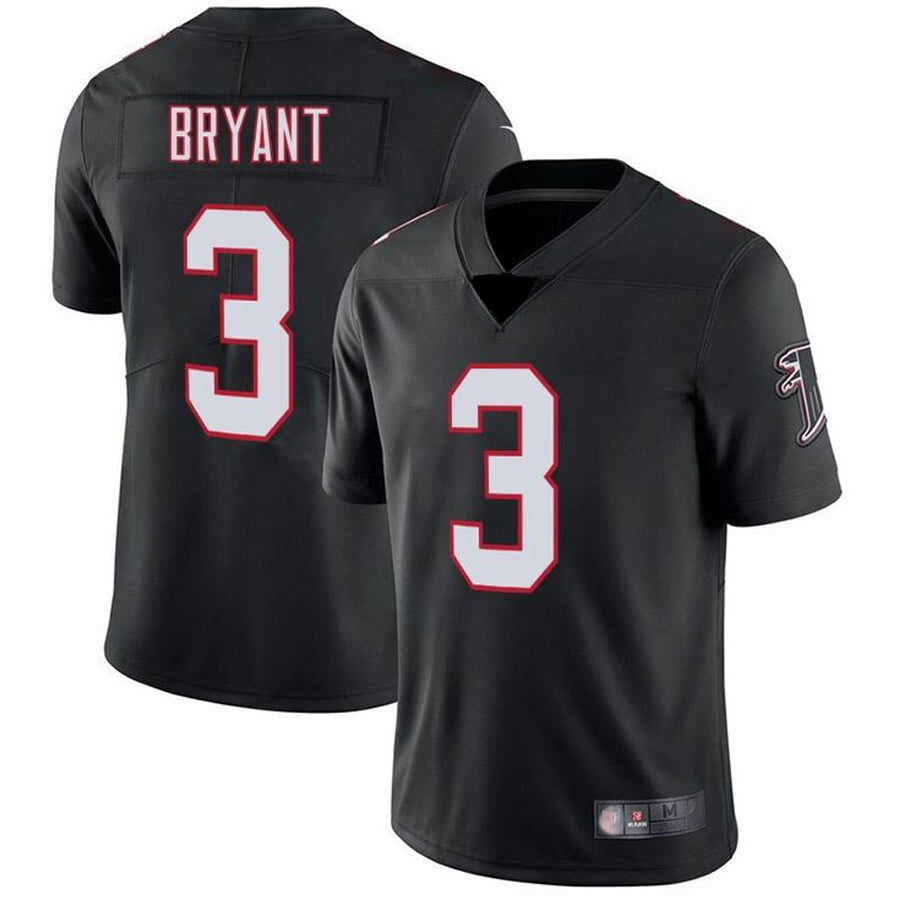 A.Falcons #3 Jessie Bates III Player Black Alternate Vapor F.U.S.E. Limited Edoa Stitched Jerseys