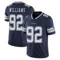 D.Cowboys #92 Quinnen Williams Player Navy Vapor Untouchable Limited Home Game Edoa Stitched Jerseys