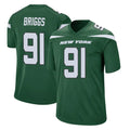 NY.Jets #91 Jowon Briggs Player Green Home Game Edoa Stitched Jerseys
