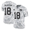 NY.Giants #18 Darius Slayton Player Arctic Camo Salute To Service Limited Game Edoa Stitched Jerseys