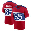 NY.Giants #65 Francis Mauigoa Player Red Century Home Game Edoa Stitched Jerseys