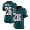 P.Eagles #26 Saquon Barkley Player Team Color Green Vapor Untouchable Home Game Edoa Stitched Jerseys