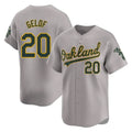 Athletics #20 Zack Gelof Player Gray Road Limited Home Game Edoa Stitched Jerseys