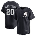 D.Tigers #20 Spencer Torkelson Player Navy Home Limited Game Edoa Stitched Jerseys