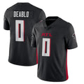 A.Falcons #0 Divine Deablo Player Black Vapor Limited Home Game Edoa Stitched Jerseys