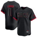 C.Reds #11 Barry Larkin Player Black City Connect Home Limited Edoa Stitched Jerseys