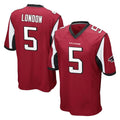 A.Falcons #5 Drake London Player Red Color Vapor Home Game Edoa Stitched Jerseys