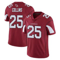 A.Cardinals #25 Zaven Collins Player Cardinal Vapor Limited Home Game  Edoa Stitched Jerseys