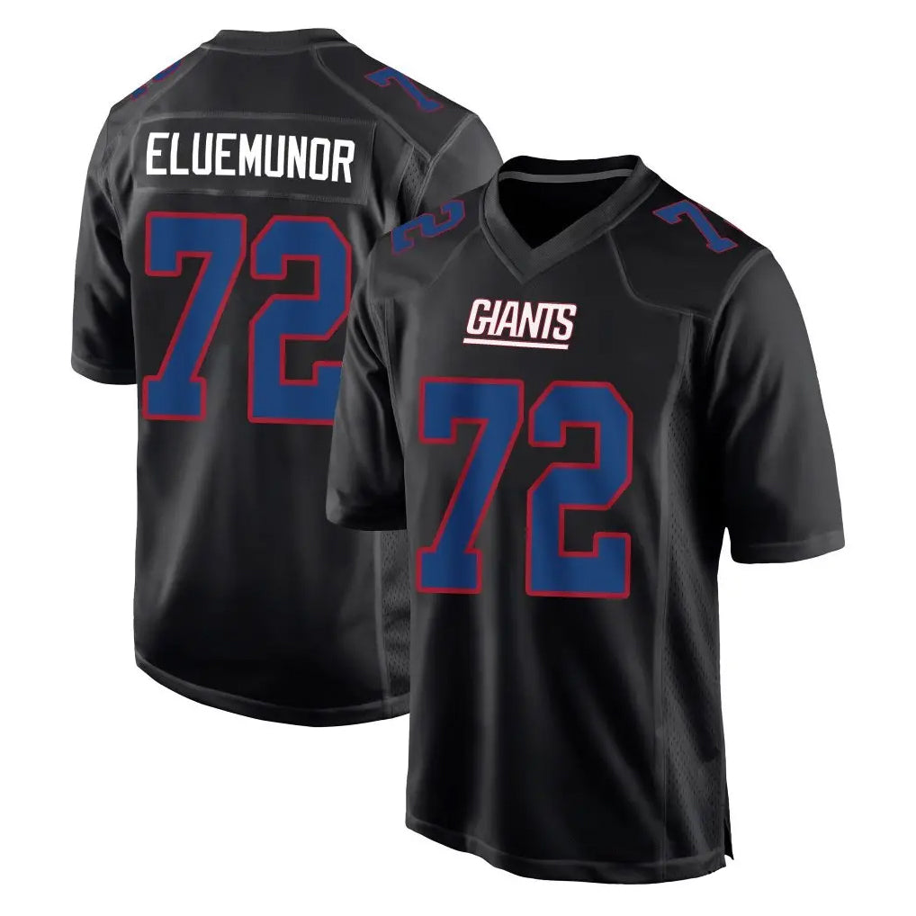 NY.Giants #72 Jermaine Eluemunor Player Carbon Fashion Limited Home Game Edoa Stitched Jerseys